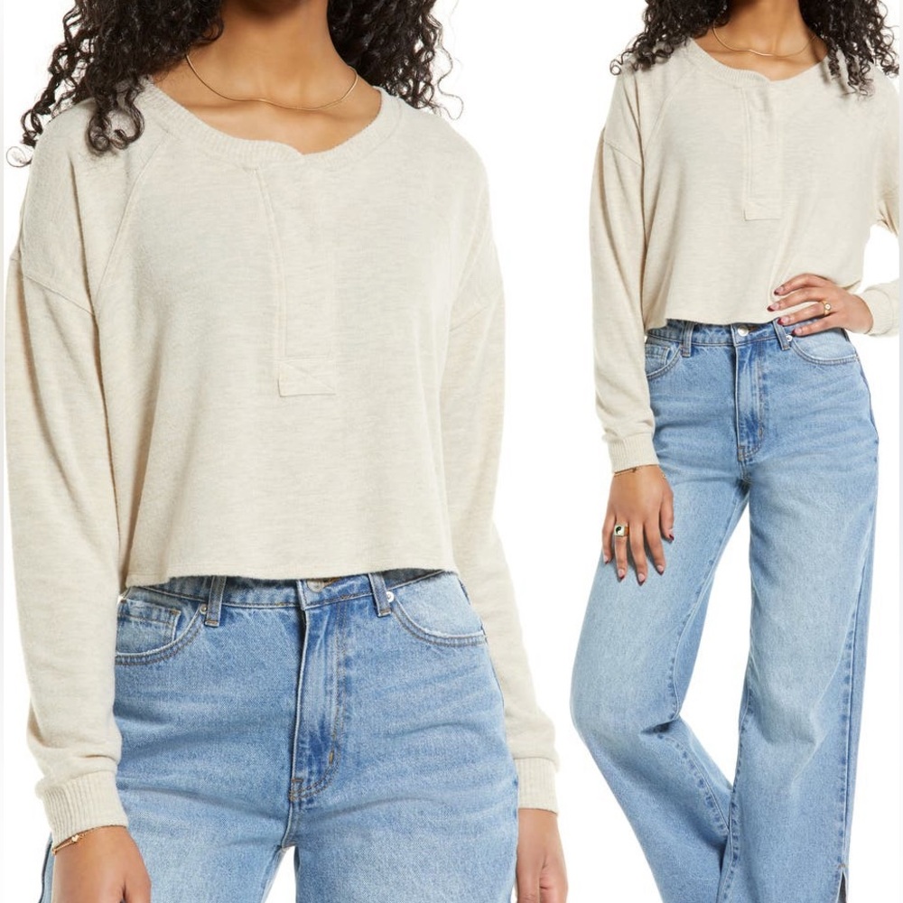 BP ✨ HENLEY PULLOVER NWT